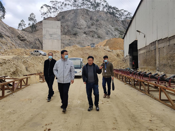 潘浩带队到龙山镇博华园区视察企业生产运营情况